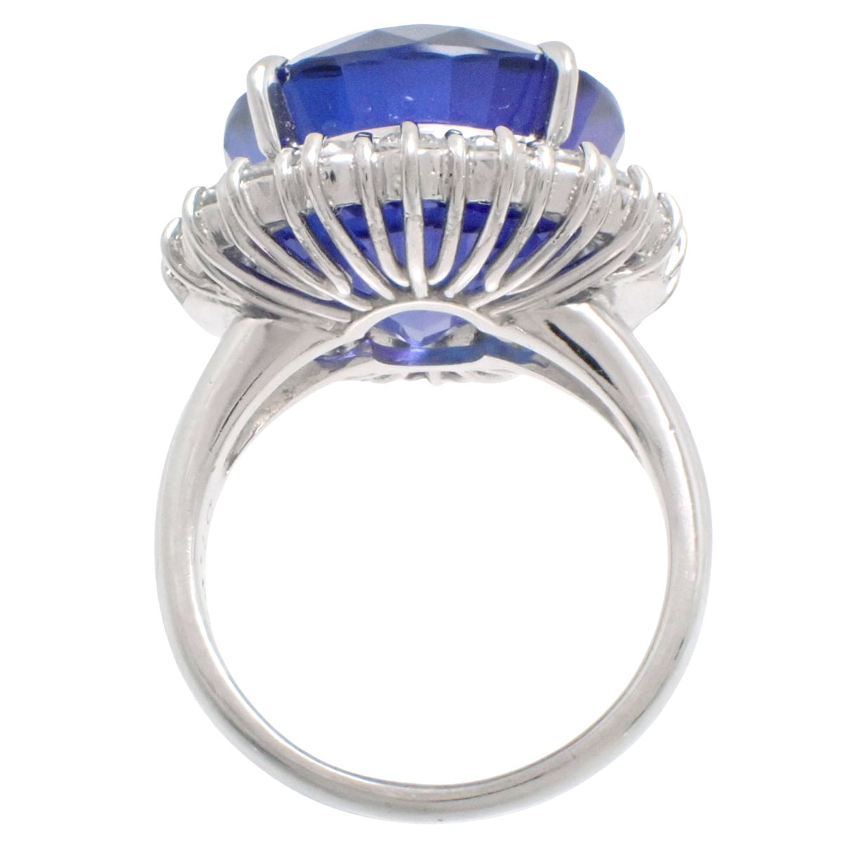 タンザナイト ダイヤモンド リング TZ20.50/D1.84 プラチナ Pt900