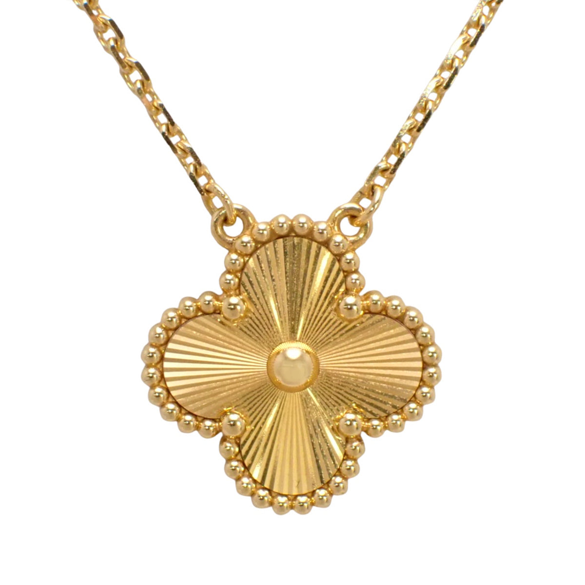 Vintage Alhambra Pendant in 18K Yellow Gold