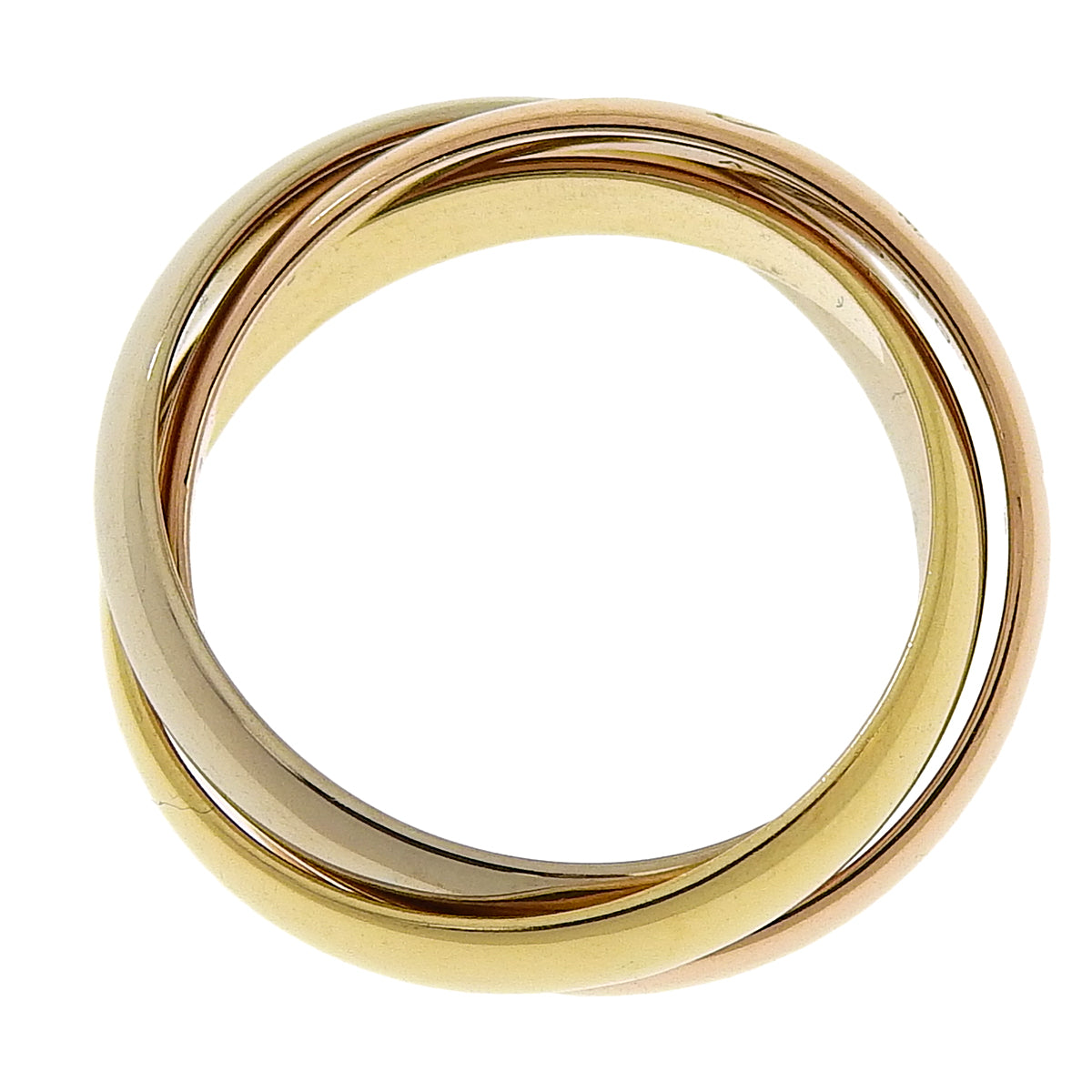 Trinity Ring, K18 (18k gold) PG (Pink Gold), YG (Yellow Gold), WG (White Gold)