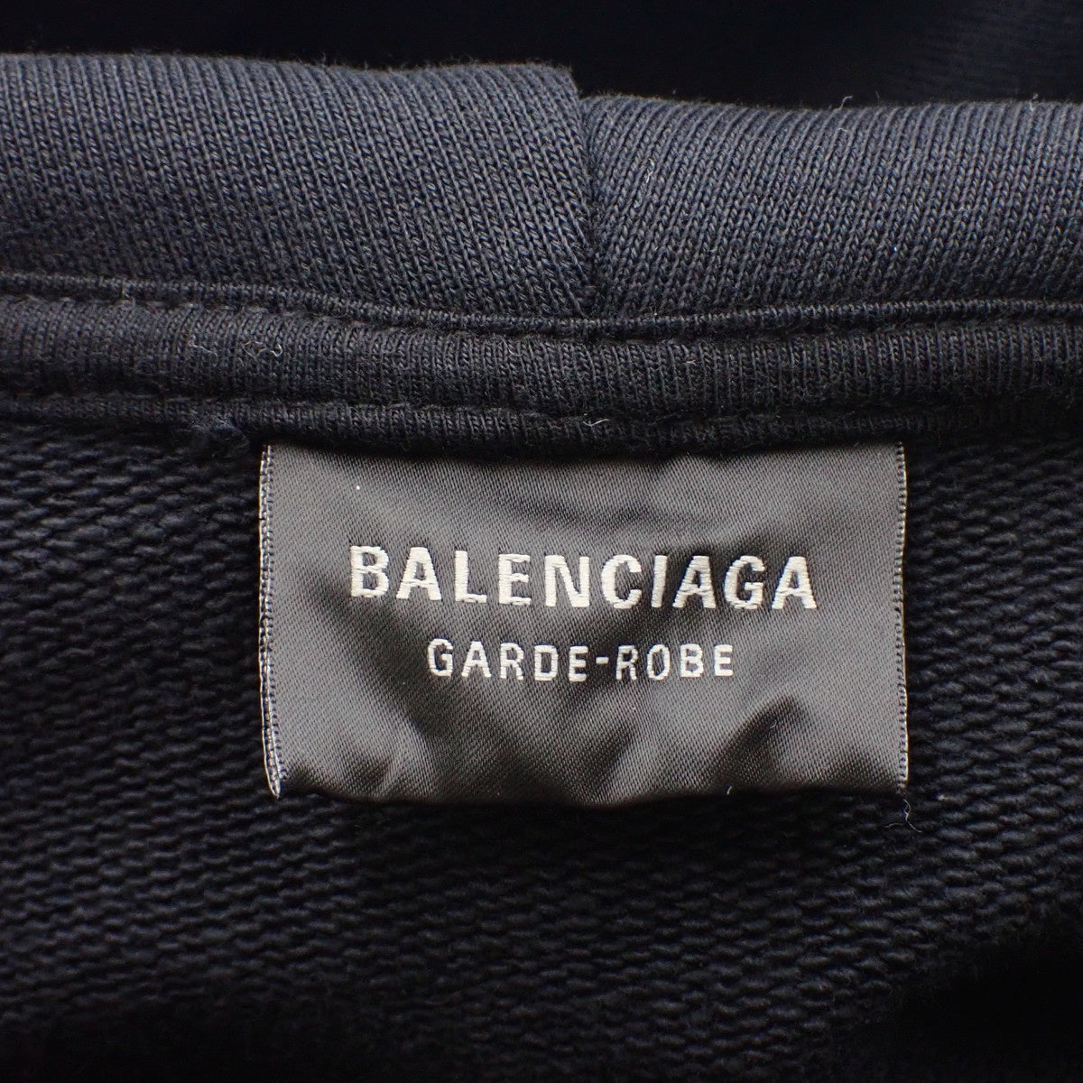 Care Label Back Print Logo Hoodie 2022 XS Black
