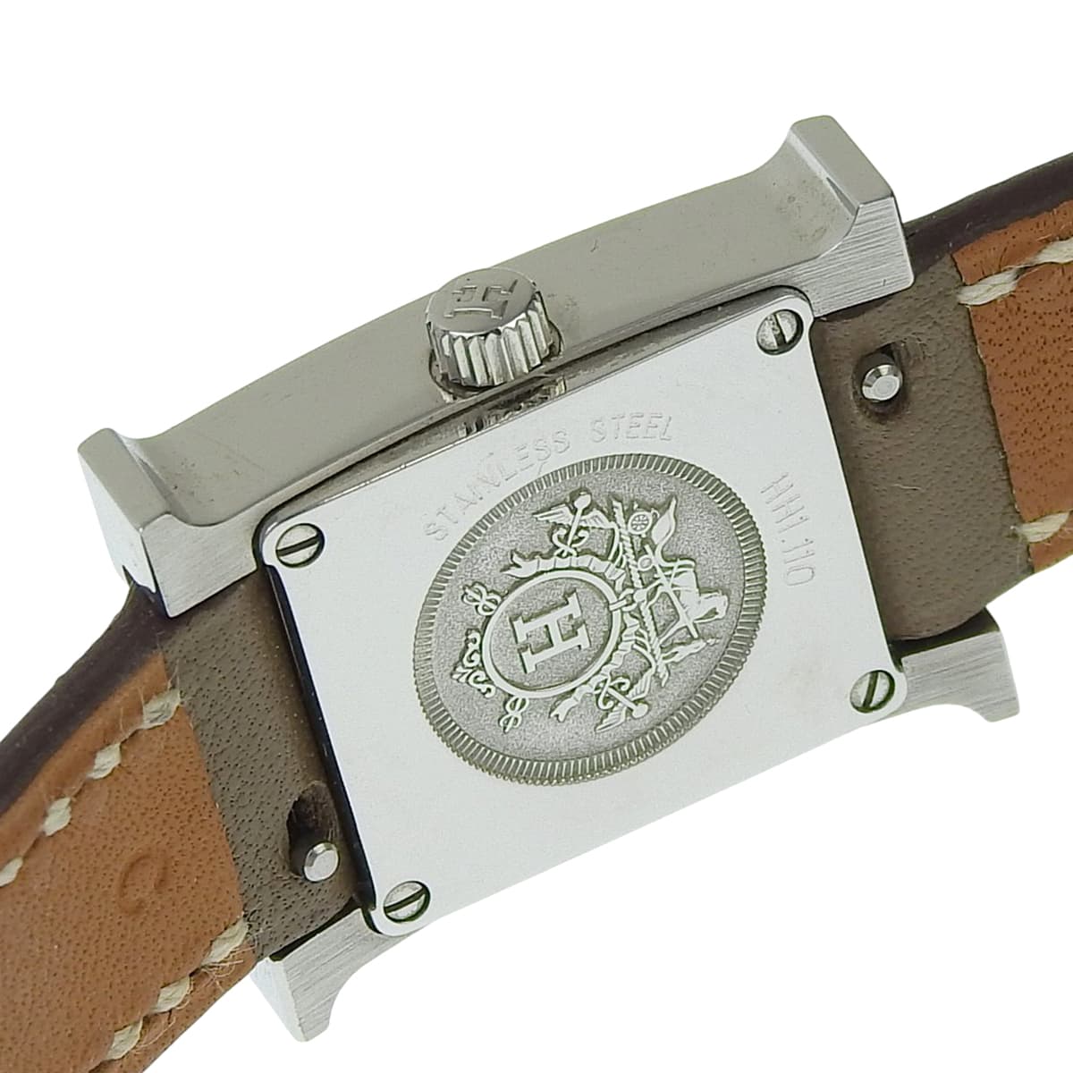 Hウォッチ ミニ W037883WW00/HH1.110 SS スイフト ホワイト クオーツ レディース