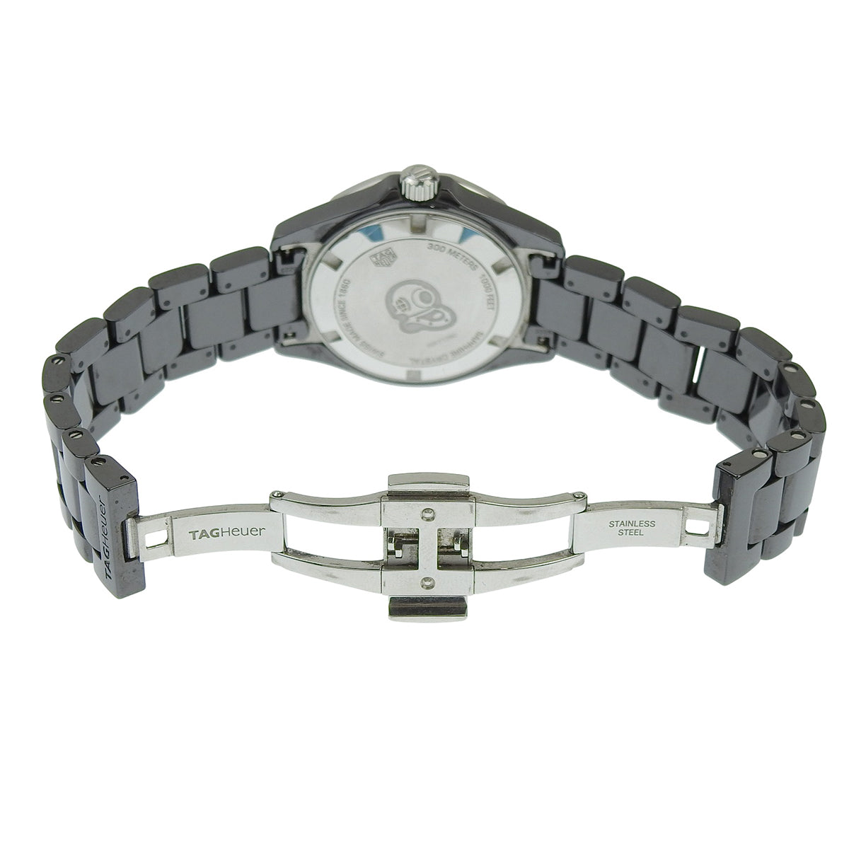 アクアレーサー WAY1390.BH0716 CE/SS ブラック クオーツ レディース