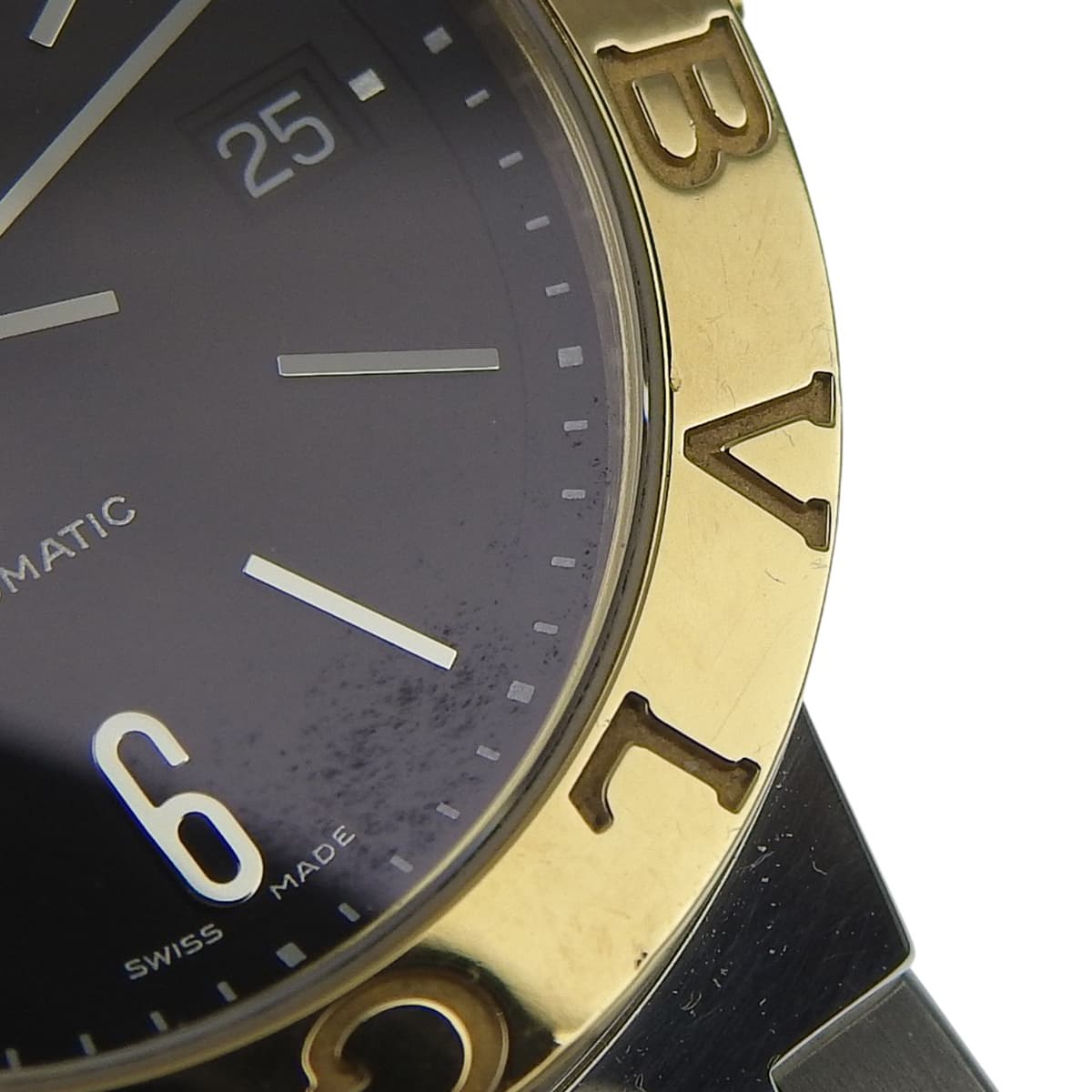 ブルガリ ブルガリ BB38SG ブラック 自動巻き メンズ