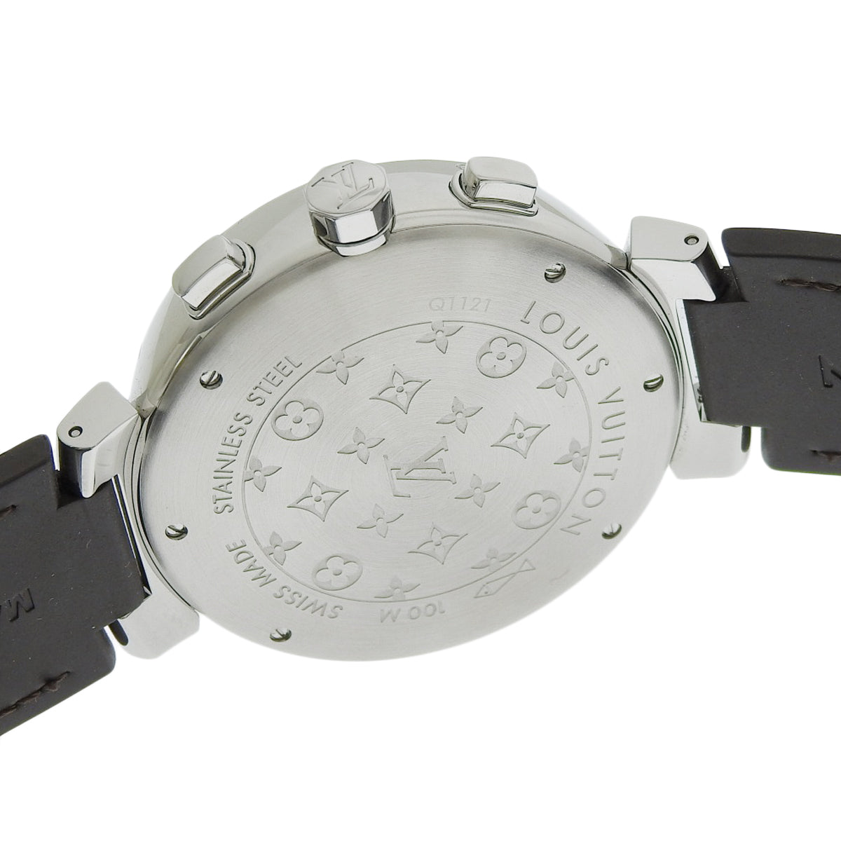 タンブール クロノグラフ Q1121 SS/革 自動巻き メンズ