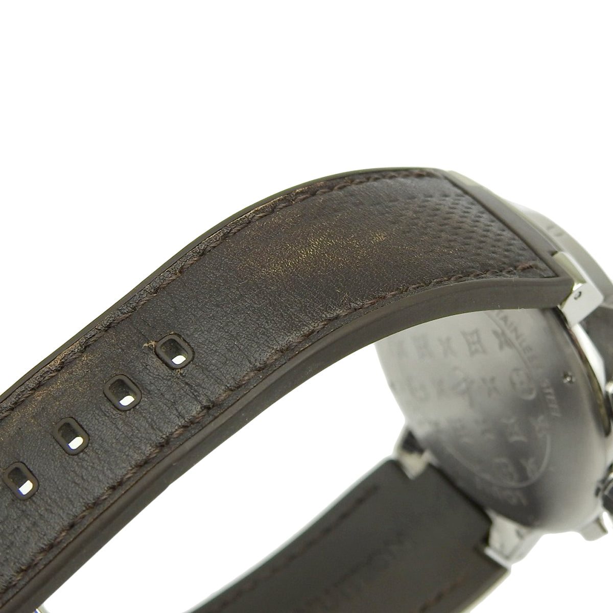 タンブール クロノグラフ Q1121 SS/革 自動巻き メンズ