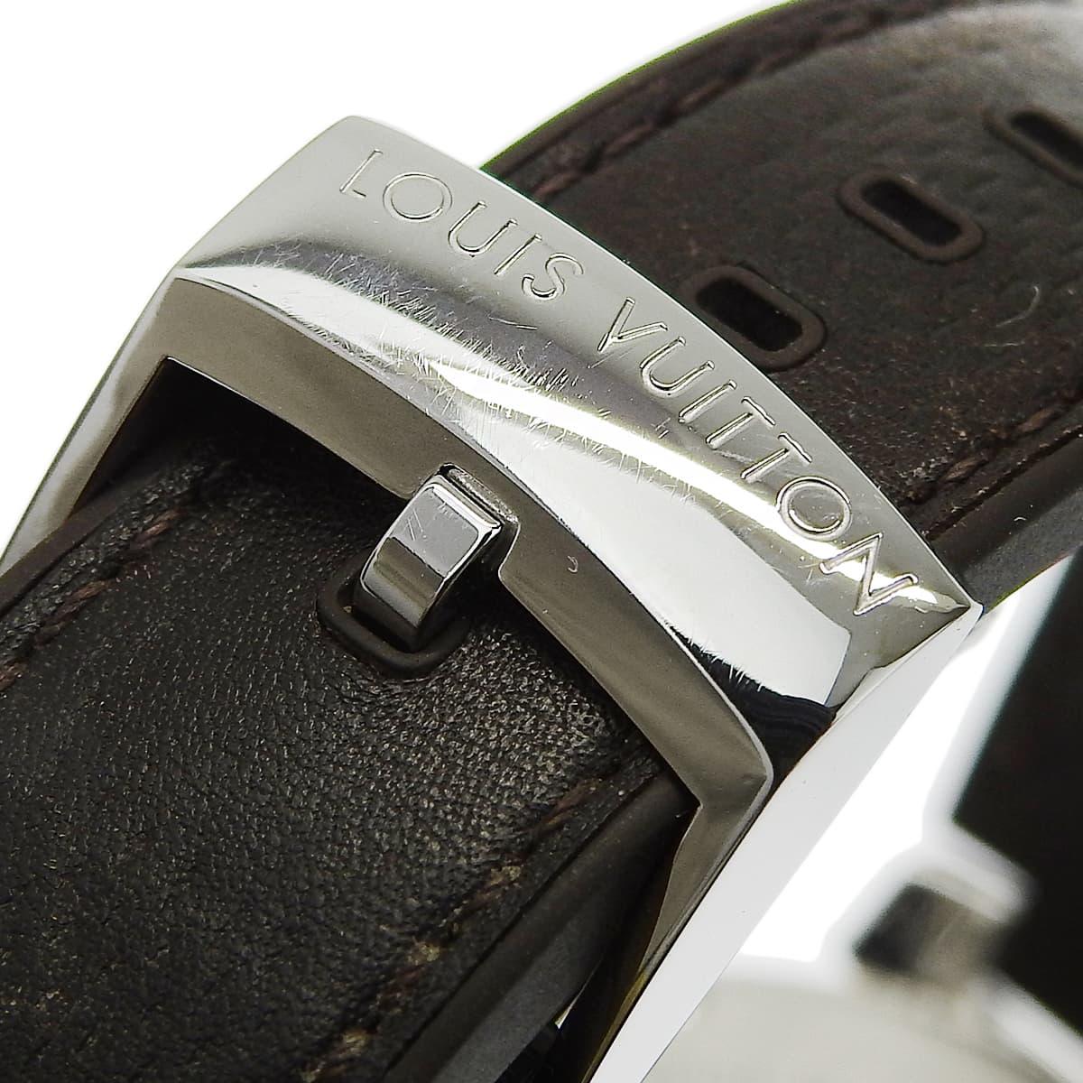 タンブール クロノグラフ Q1121 SS/革 自動巻き メンズ