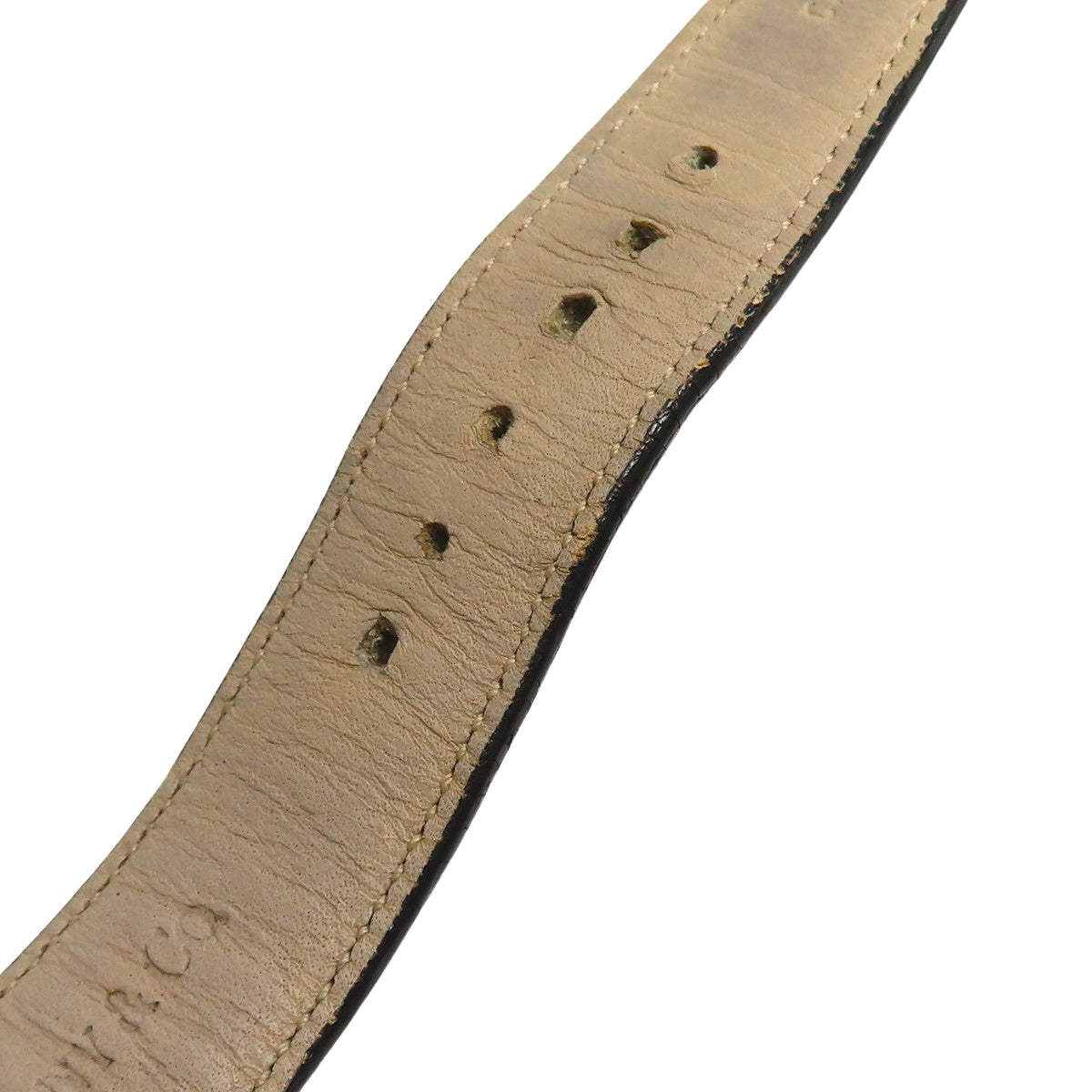 双时区 YG/皮革 石英 银色