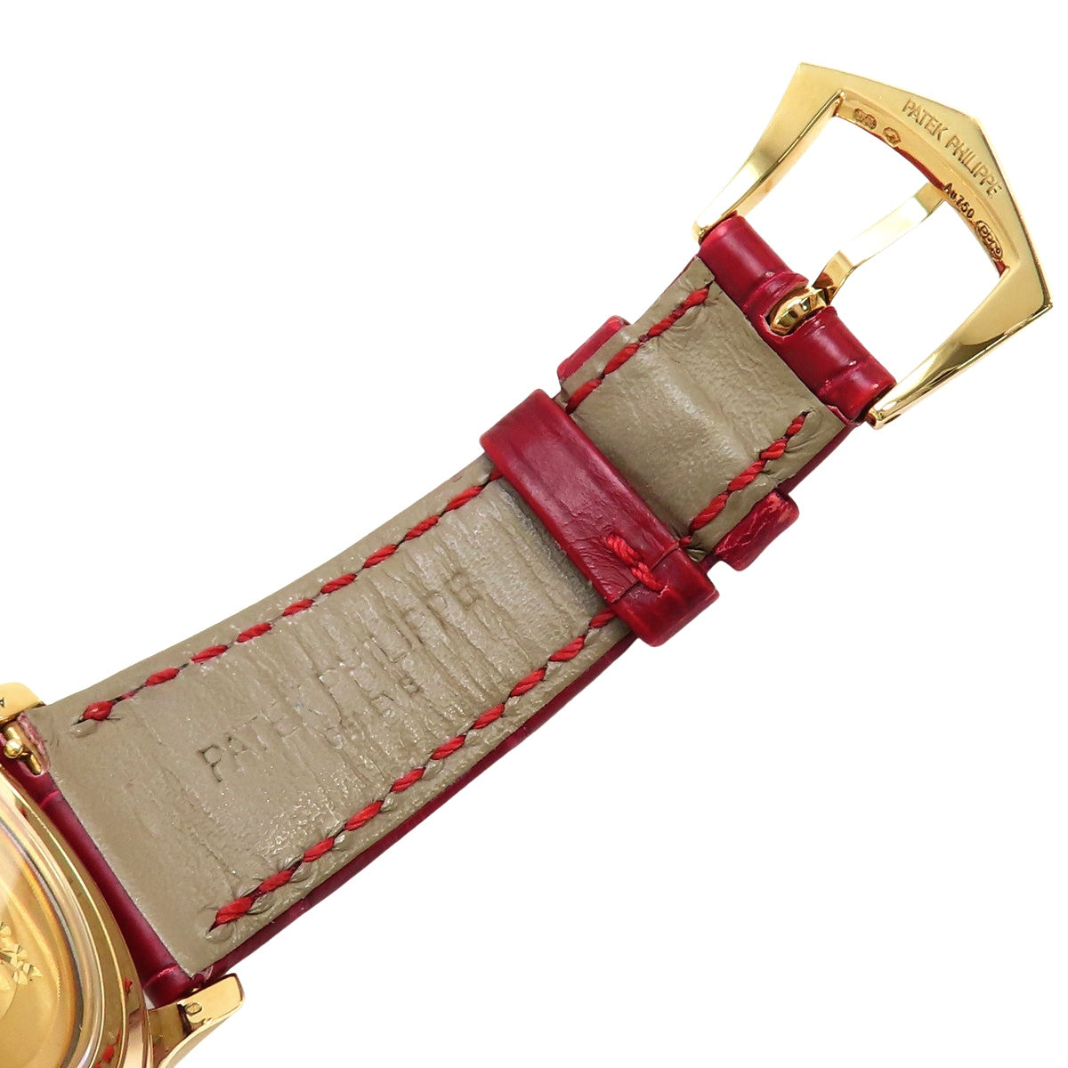 年历腕表 4947R-001 K18 黄金 YG 自动上链 2020年1月购入 白色 红色