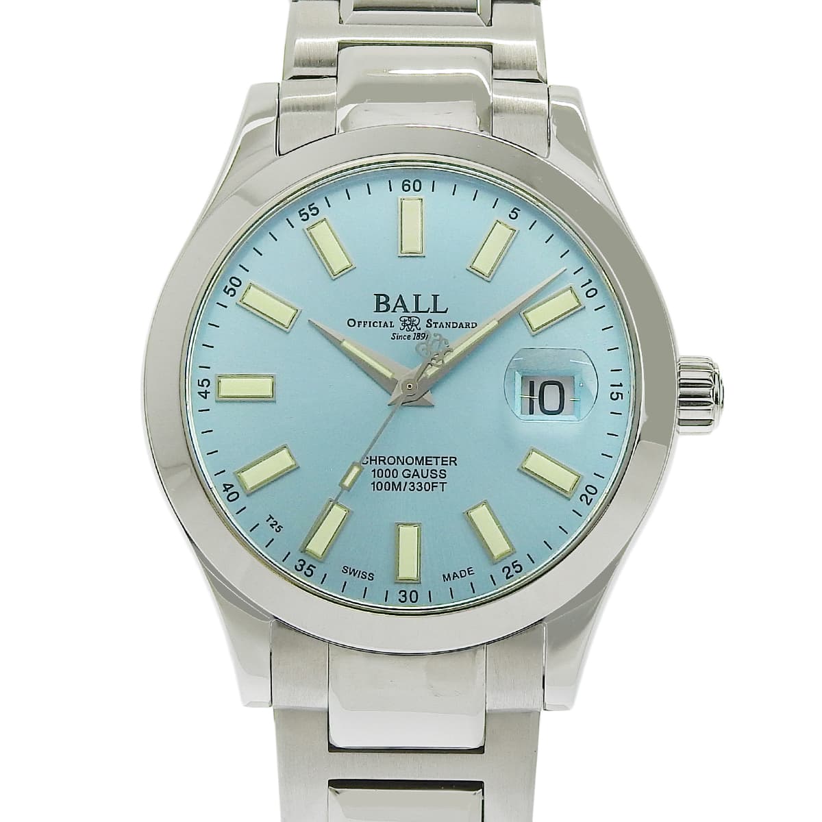 Engineer Marvelite Chronometer NM9026C-S6CJ-IBE 不锈钢浅蓝色自动上链腕表