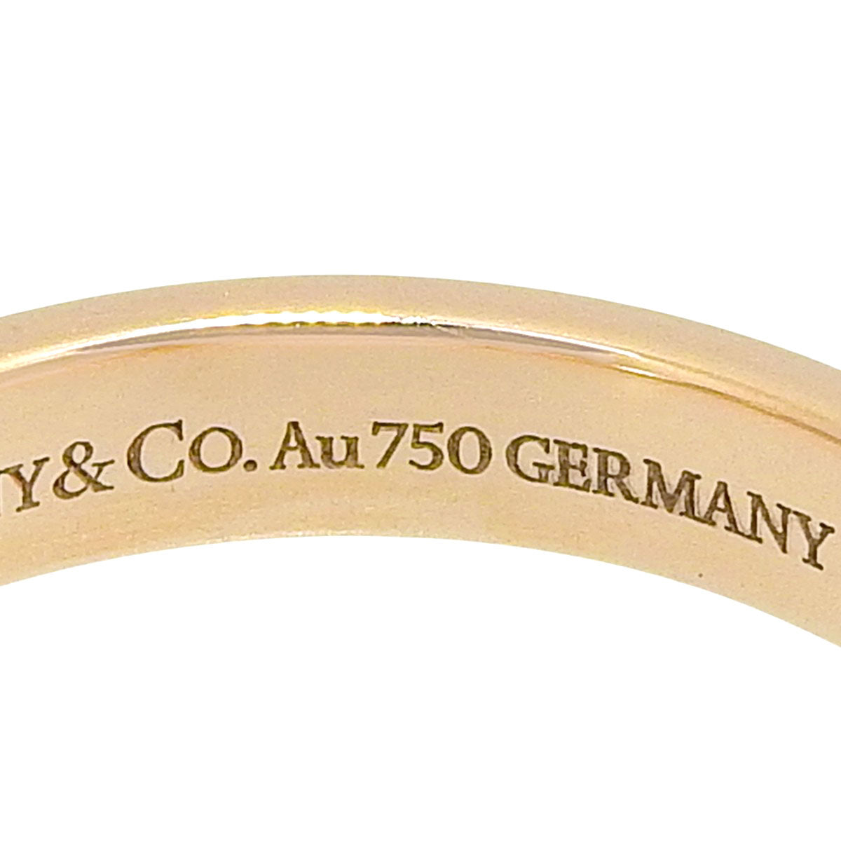 Nesting Narrow Band Ring, Diamond, Yellow Gold (YG)
