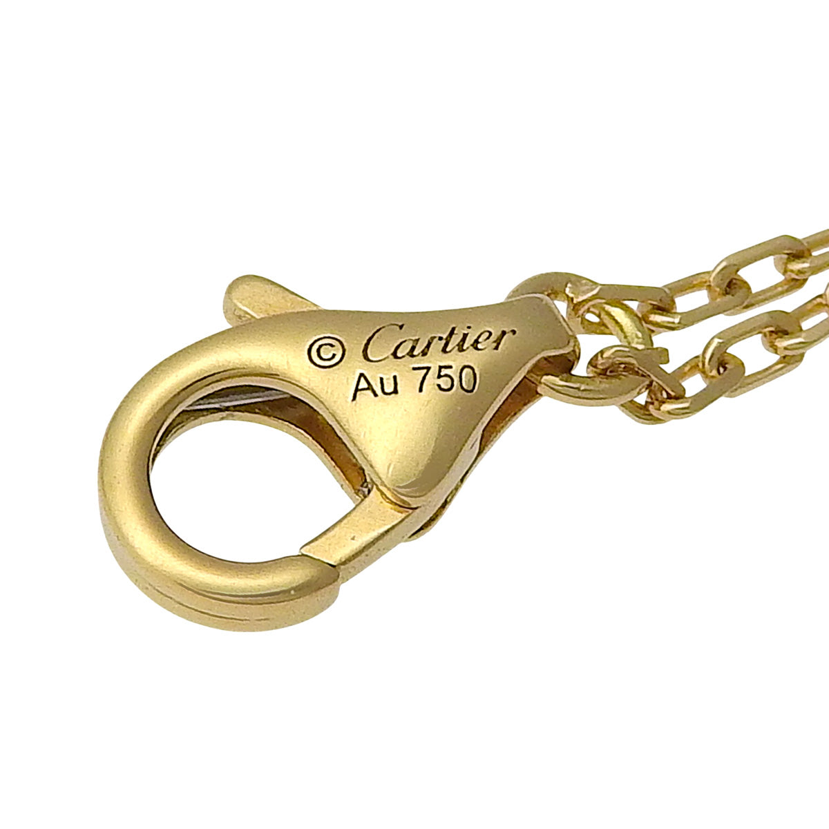 18K黄金LOVE手链，镶嵌2颗钻石