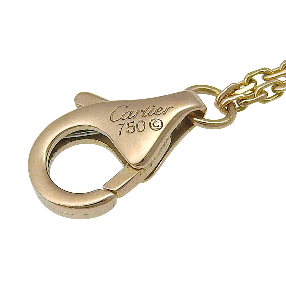 甜美三位一体项链，采用黄金、玫瑰金和白金（18K）制成