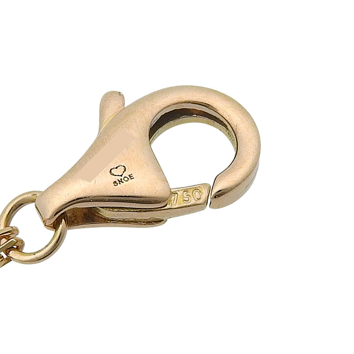 甜美三位一体项链，采用黄金、玫瑰金和白金（18K）制成