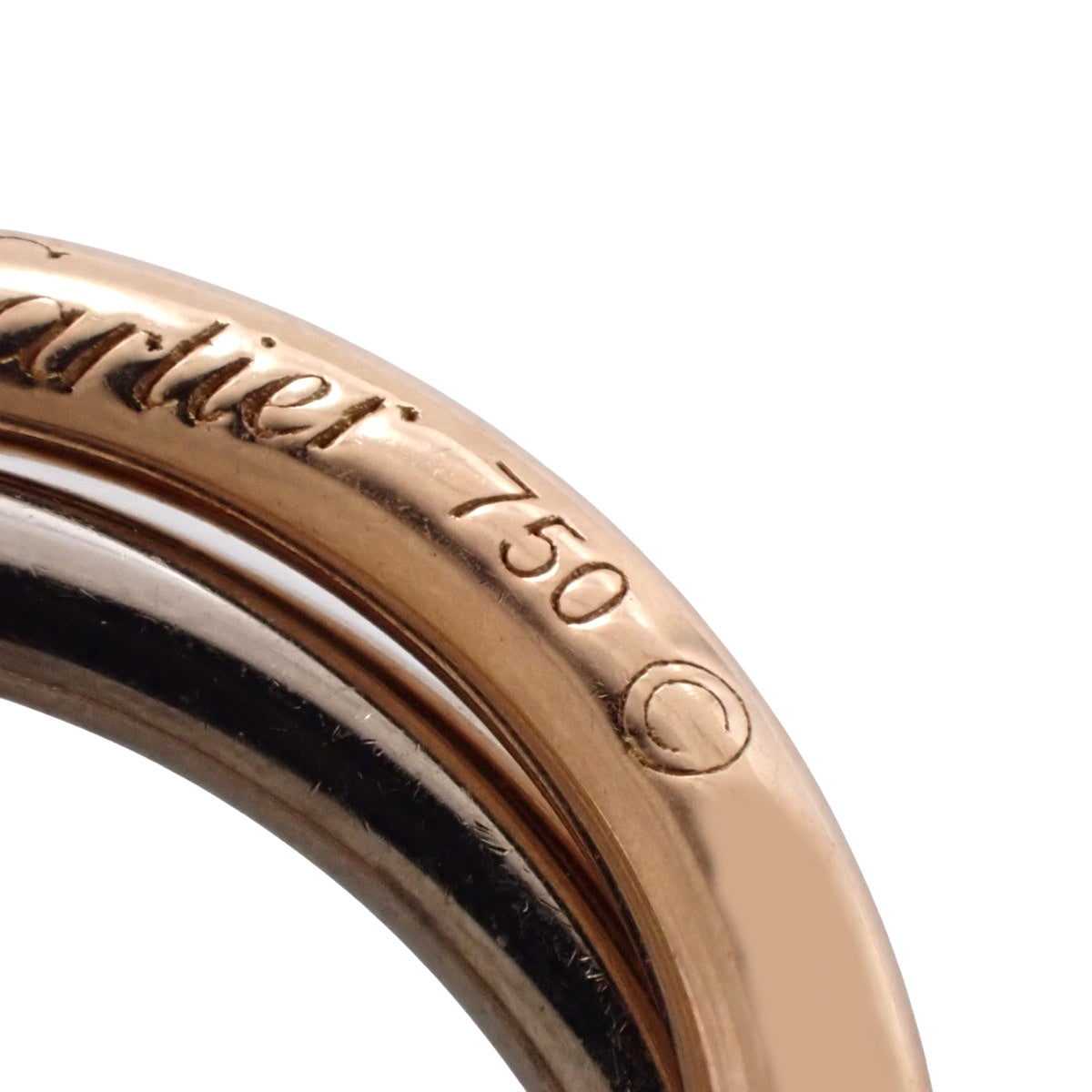 三位一体项链 钻石 K18 白金 WG K18 粉红金 PG K18 黄金 线状钻石