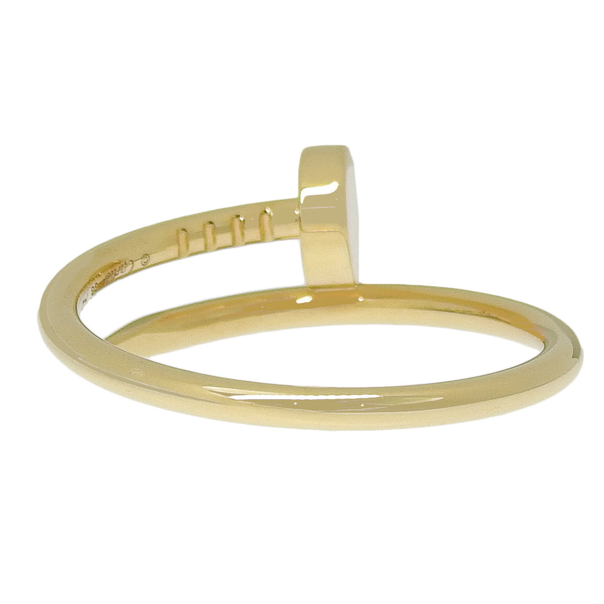 ジュスト アン クル リング スモールモデル イエローゴールド K18YG