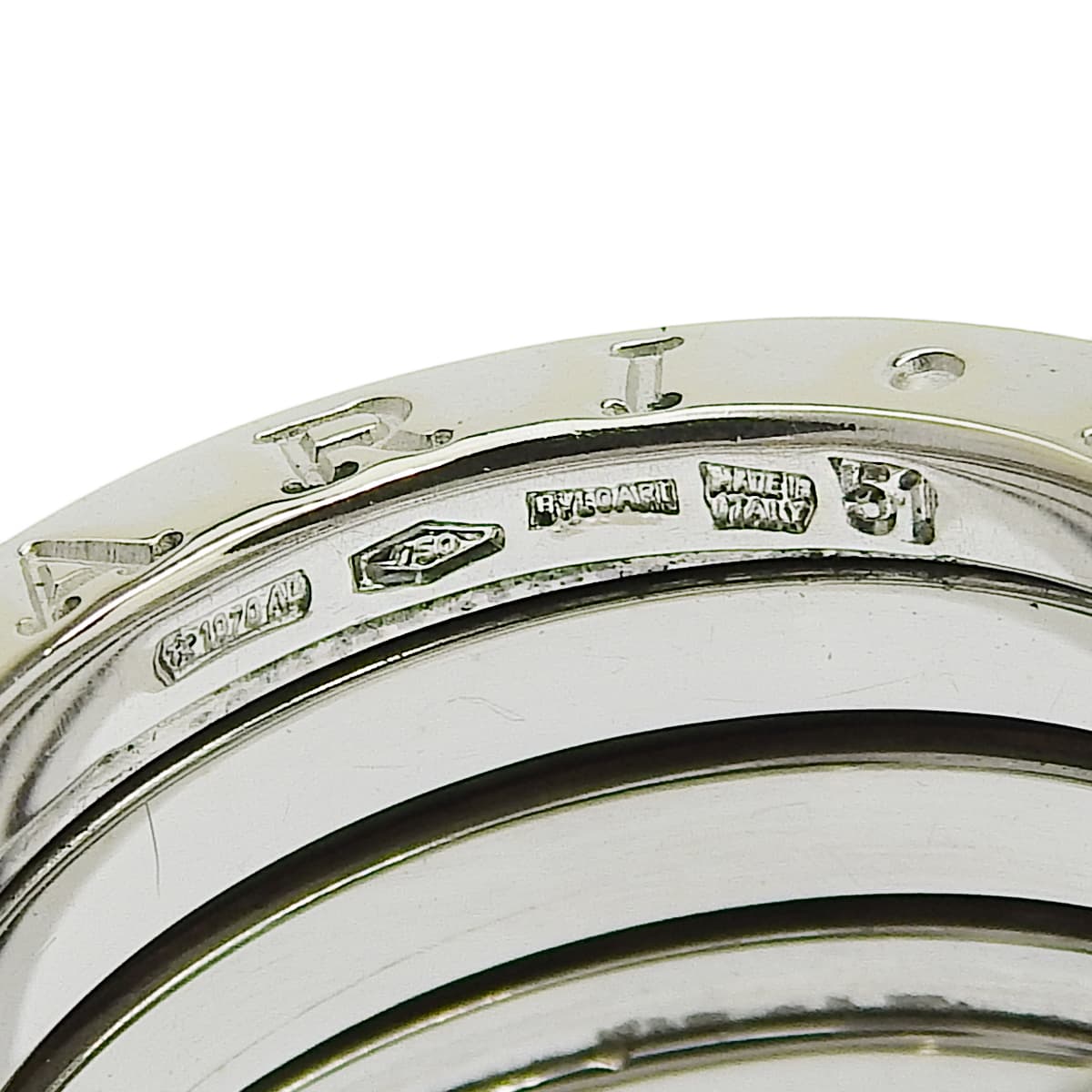 ビー・ゼロワン リング K18 ホワイトゴールド WG