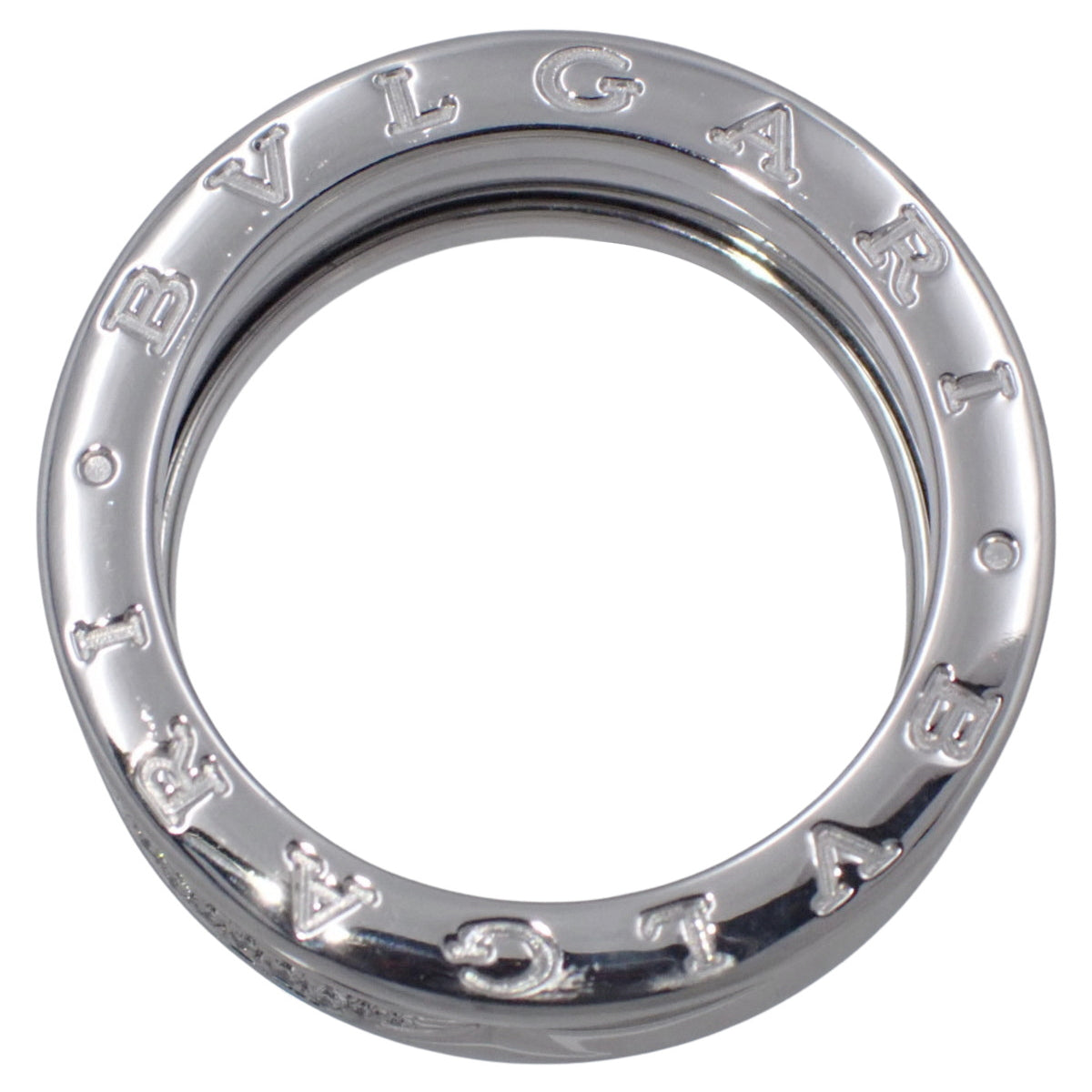 B-zero1 B-zero1 Diamond Ring 359706 K18 White Gold WG B-zero1 Size 18 (58)