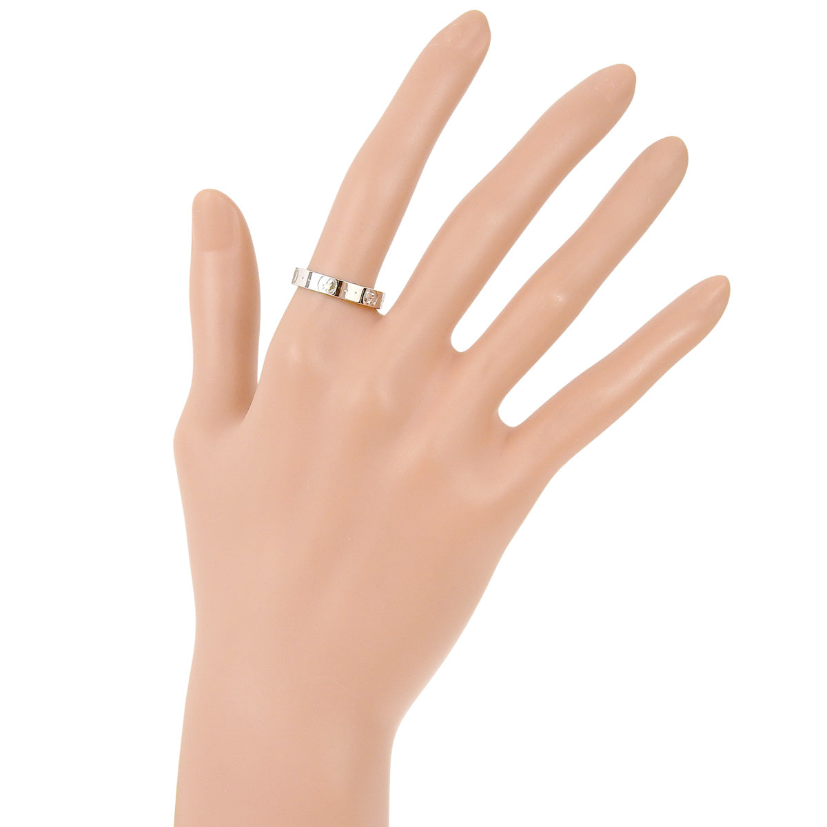 图标戒指 白金 K18WG