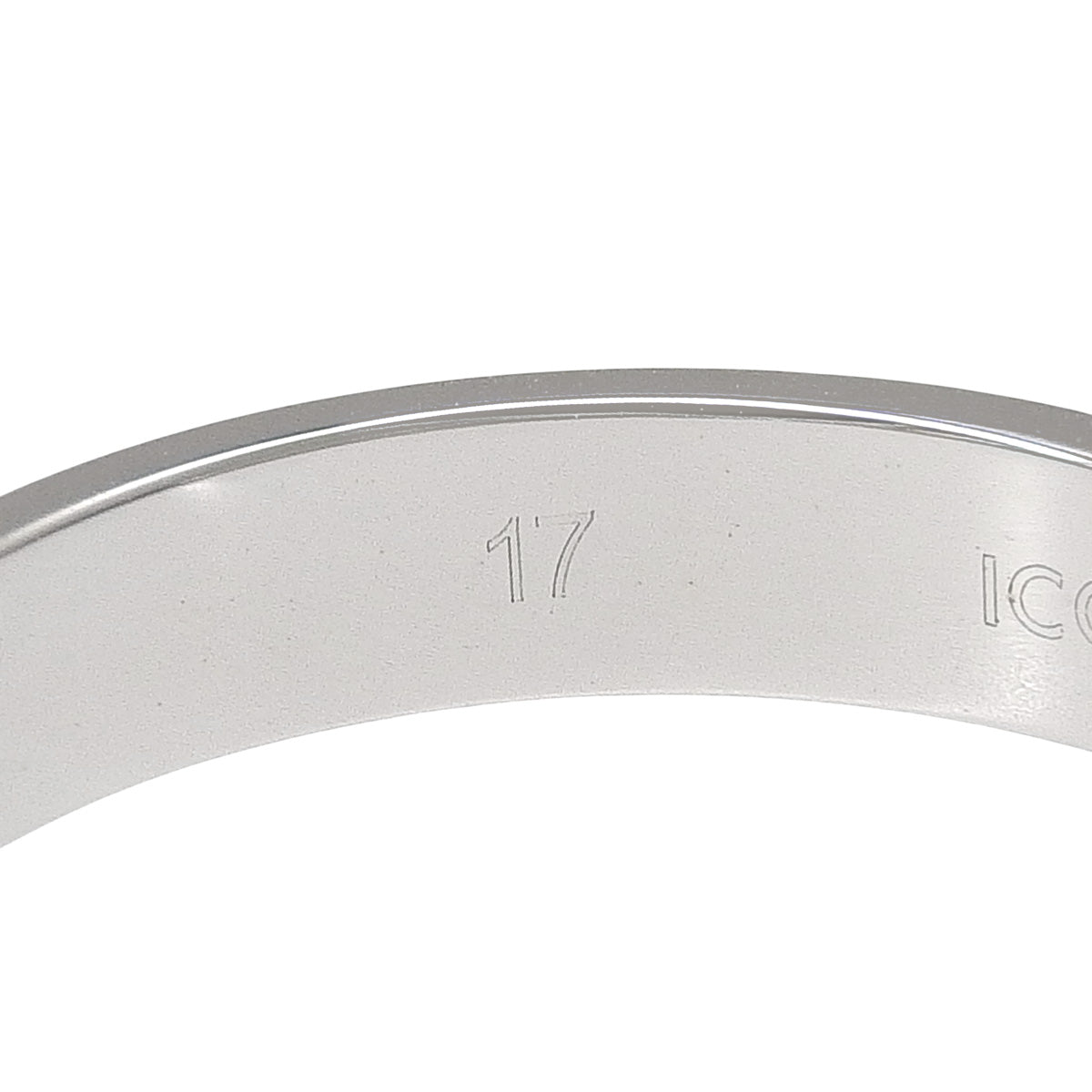 アイコン リング ホワイトゴールド K18WG