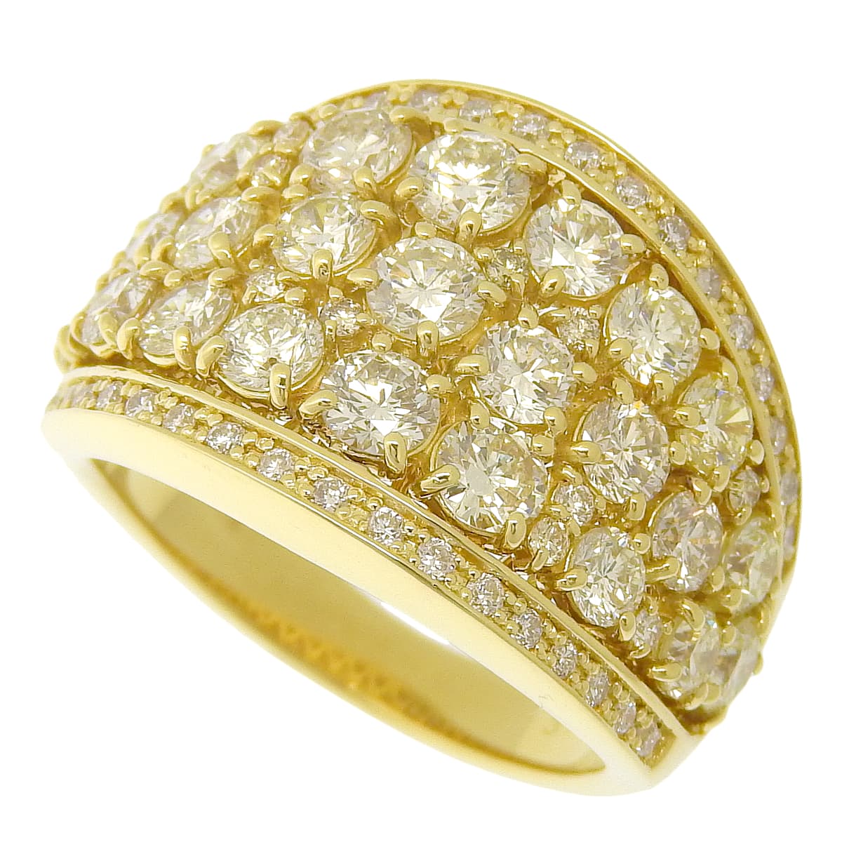 ダイヤモンド リング D3.10 イエローゴールド K18YG