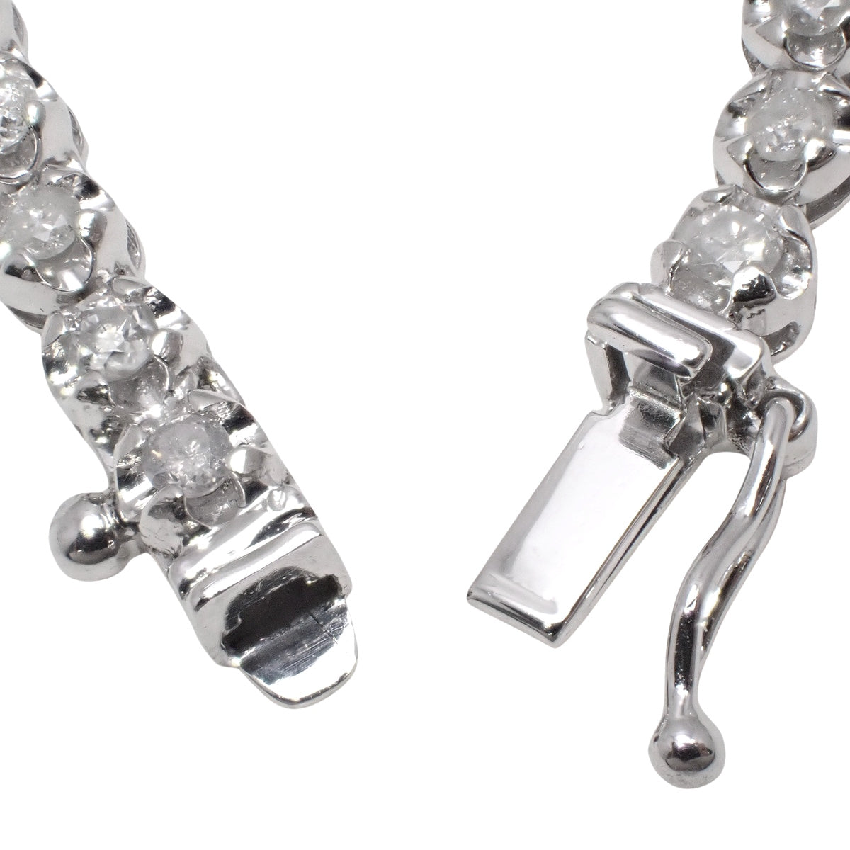 ダイヤモンド テニス ネックレス D5.00 ホワイトゴールド K18WG アクセサリー ジュエリー