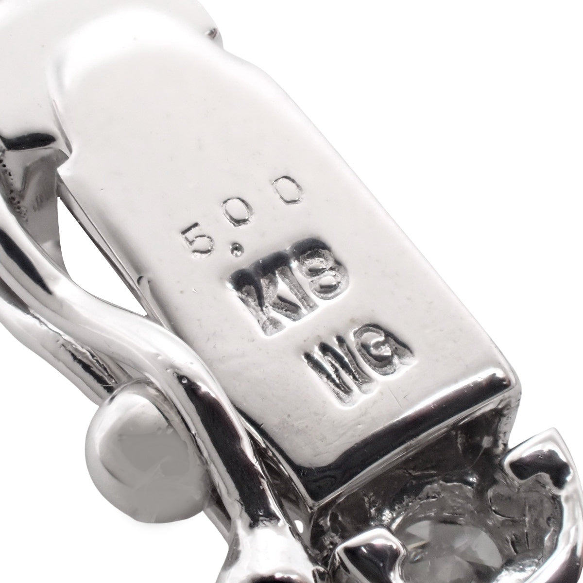 ダイヤモンド テニス ネックレス D5.00 ホワイトゴールド K18WG アクセサリー ジュエリー