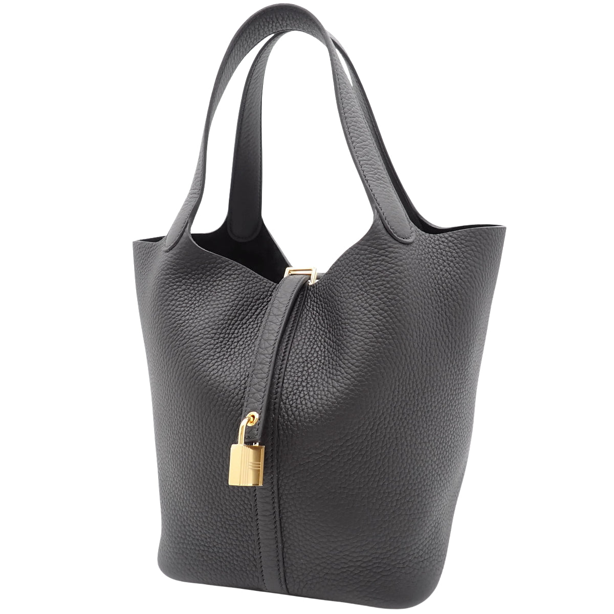 [New] Picotin Lock MM Taurillon Clemence K Stamp
