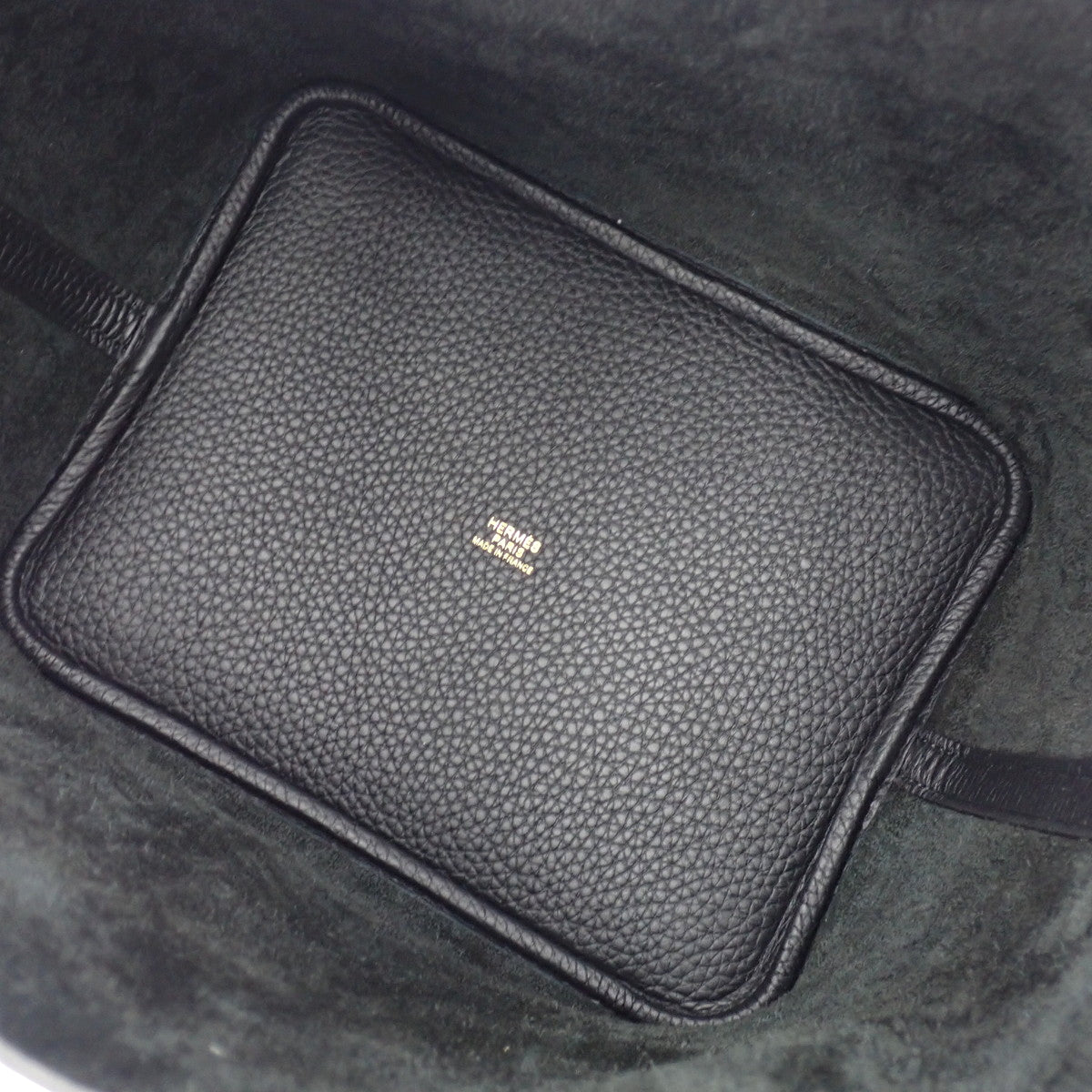 [New] Picotin Lock MM Taurillon Clemence K Stamp