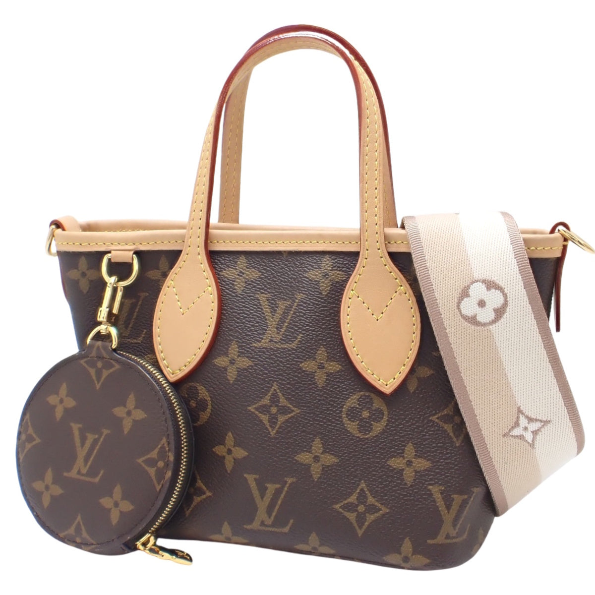 Monogram Neverfull BB Monogram 帆布米色 M46705