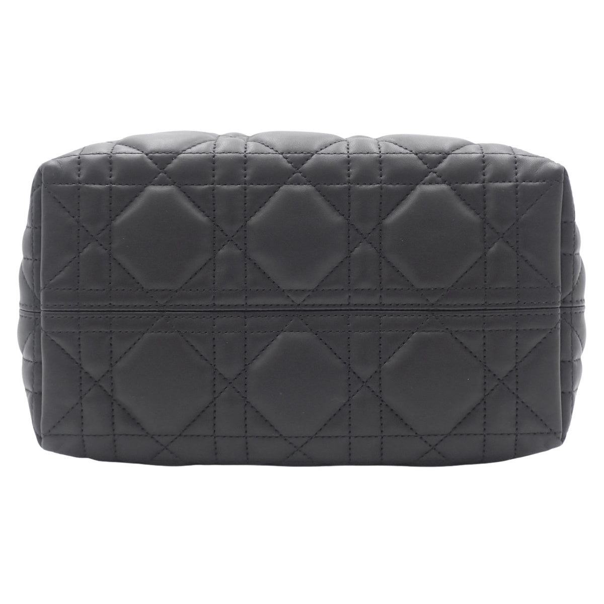 Macrocannage Toujours Small Bag in Calfskin, Black, M2822OSHJ