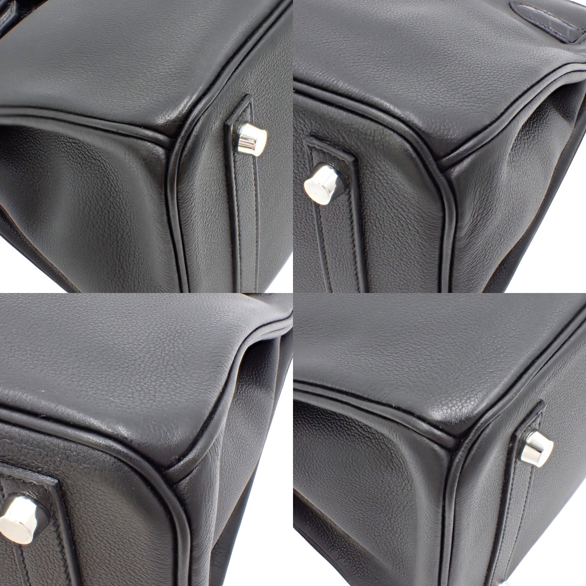 Birkin 30 Touch Niloticus Crocodile Leather, Taurillon Nobillo, Palladium Hardware, Black Silver Hardware, D Stamp