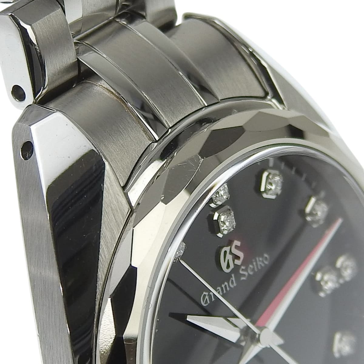 优雅系列 STGF331 白金/不锈钢镶钻石英女士腕表