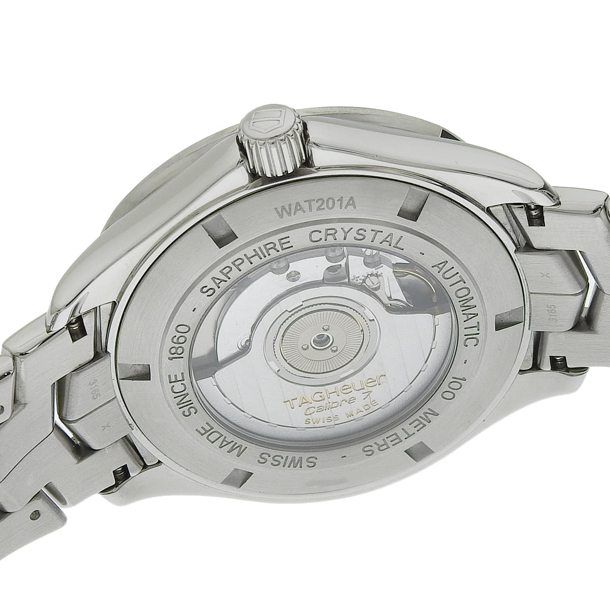 リンク GMT キャリバー7 WAT201A.BA0951 SS 自動巻き メンズ