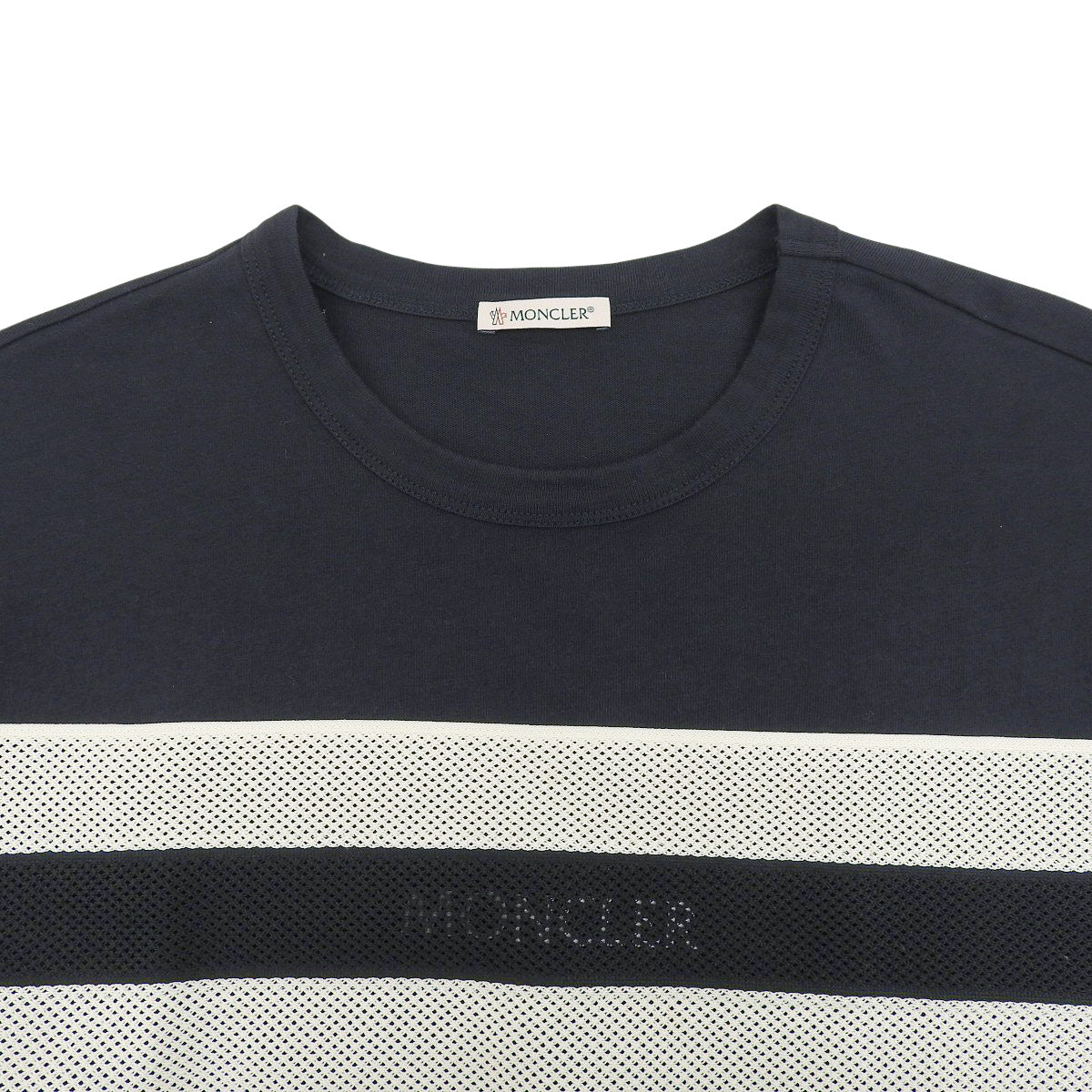 ボーダーメッシュロゴTシャツ 2020年 S 半袖