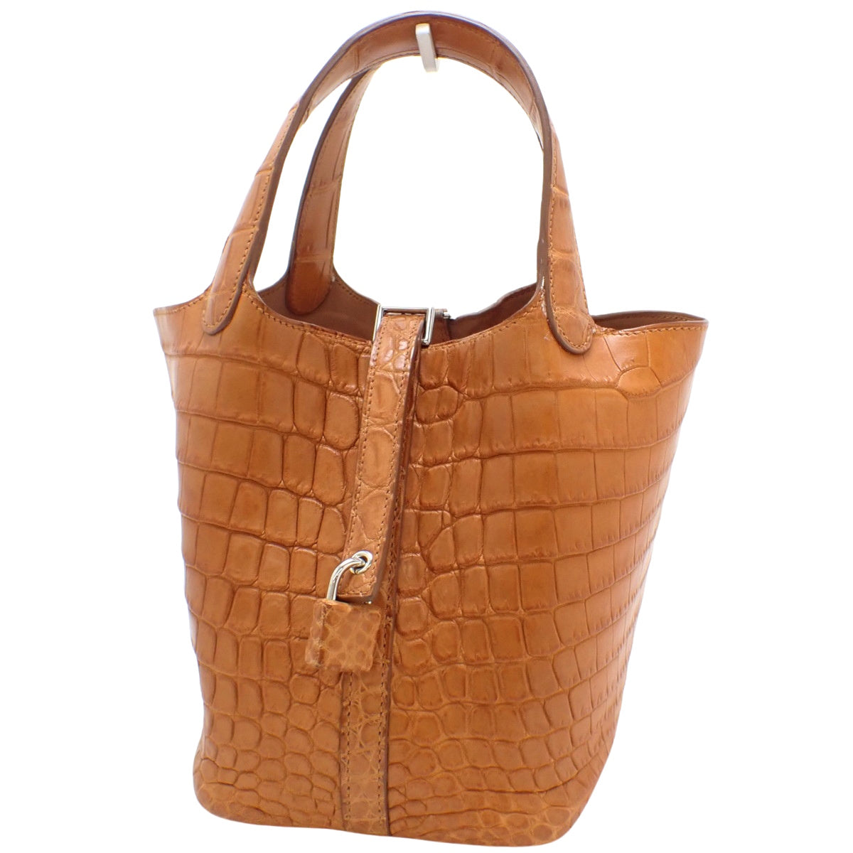 ピコタンロックPM ニロティカスマット クロコダイル パラジウム金具 ゴールド シルバー金具 □R刻印