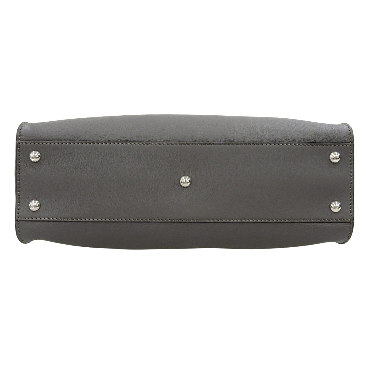 Peekaboo 中号小牛皮灰色