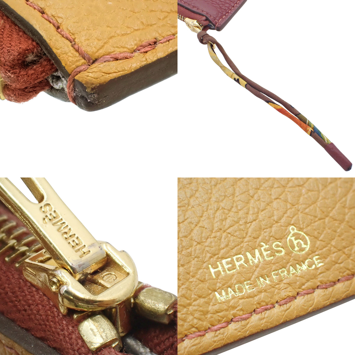 Petit H ヴォースイフト シルク ゴールド ボルドー (Petit H ヴォースイフト 丝绸 金色 波尔多红)