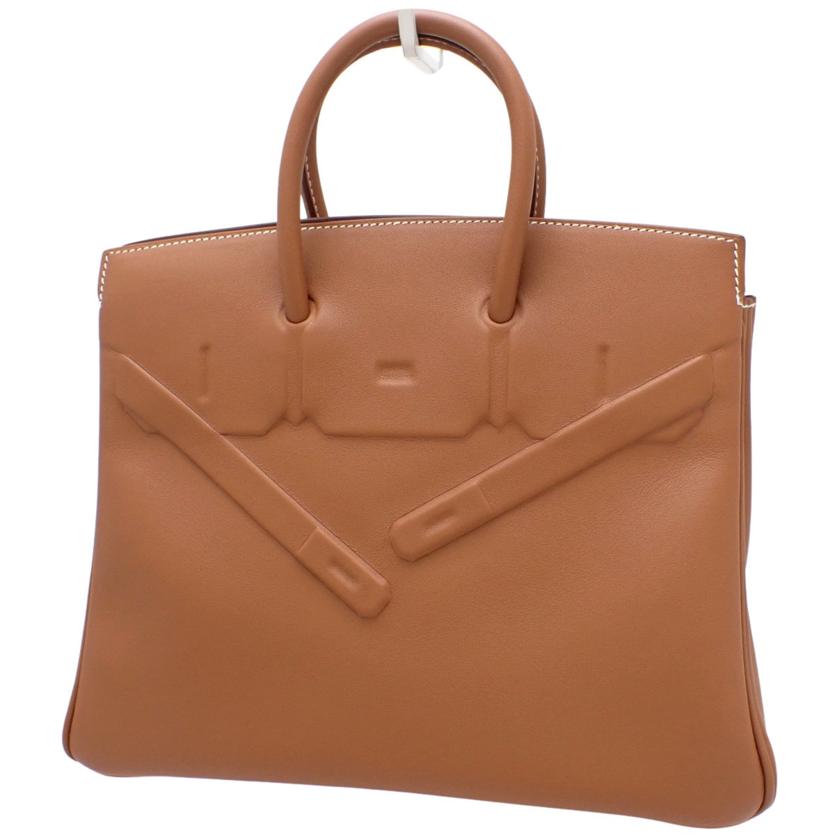 [Unused] Shadow Birkin 25 Swift, Palladium Hardware, Gold, Silver Hardware, U Stamp