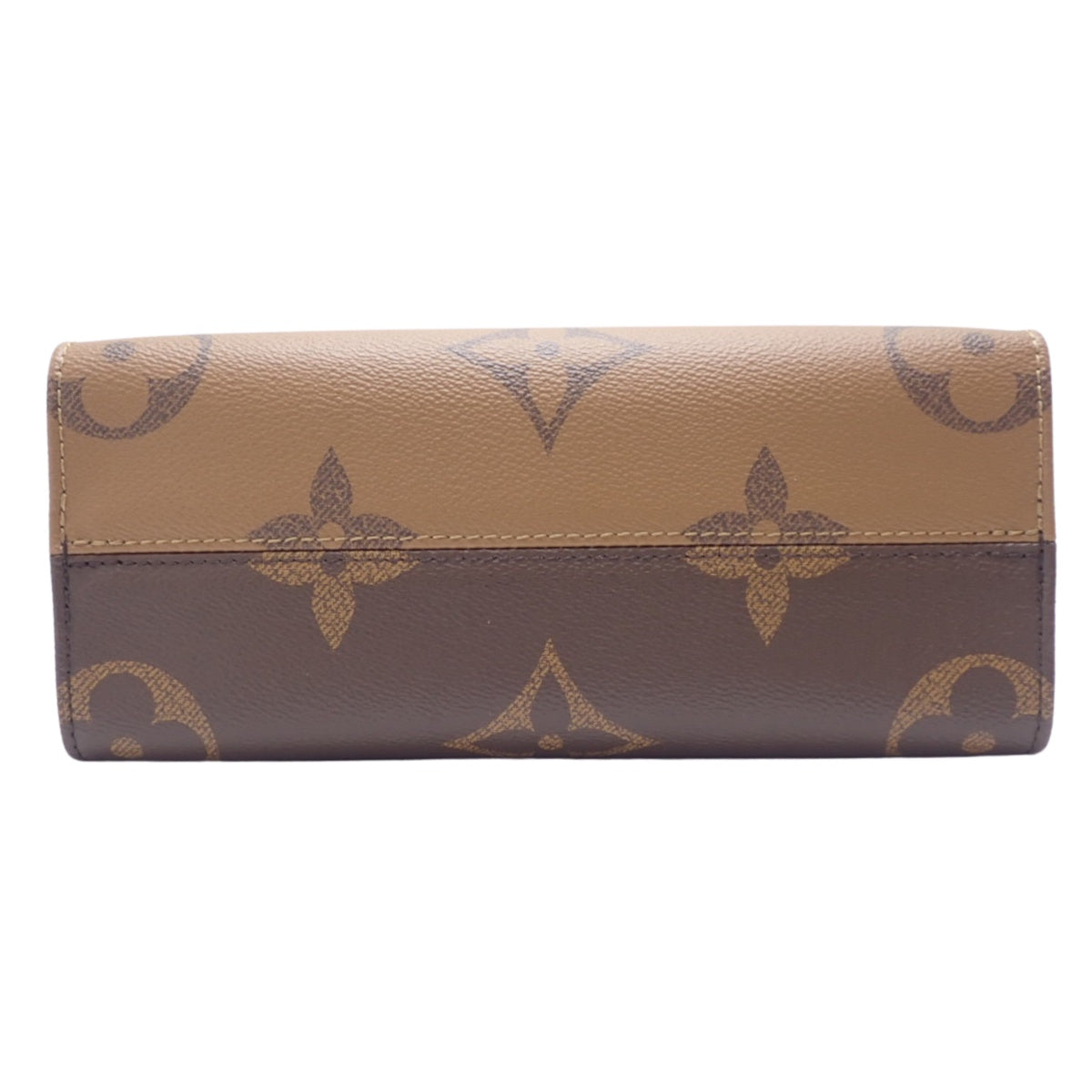 モノグラム ジャイアント リバース オンザゴーPM ブラウン キャメル M46373