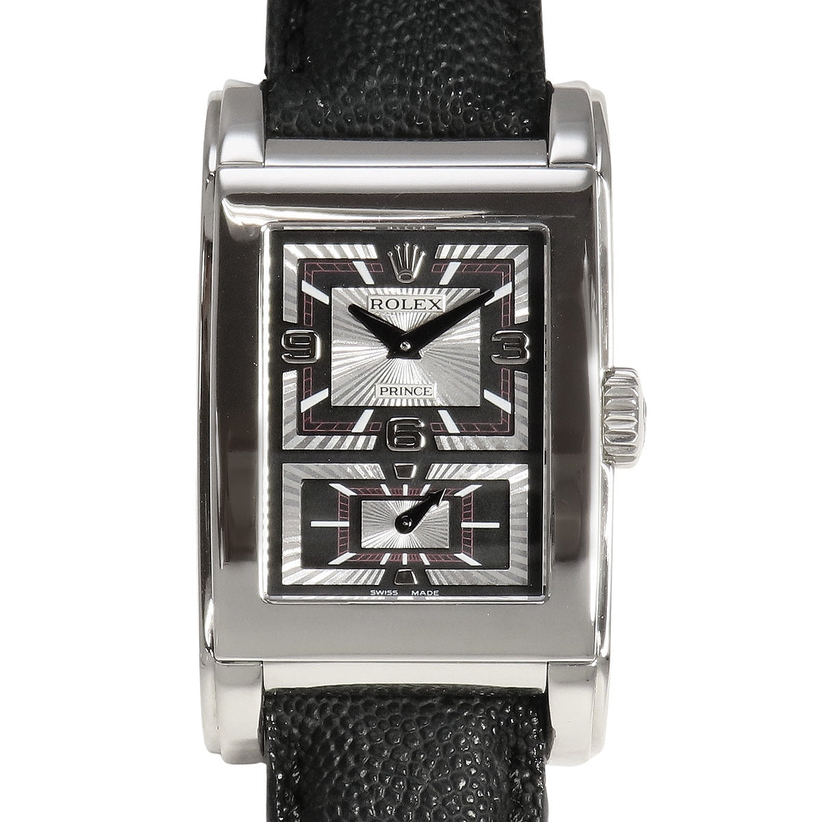 チェリーニ プリンス 5443/9 WG/革 M番 サンビーム 手巻き メンズ