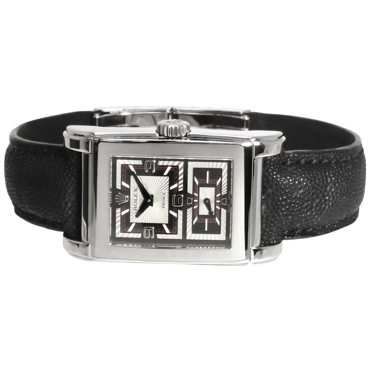 チェリーニ プリンス 5443/9 WG/革 M番 サンビーム 手巻き メンズ