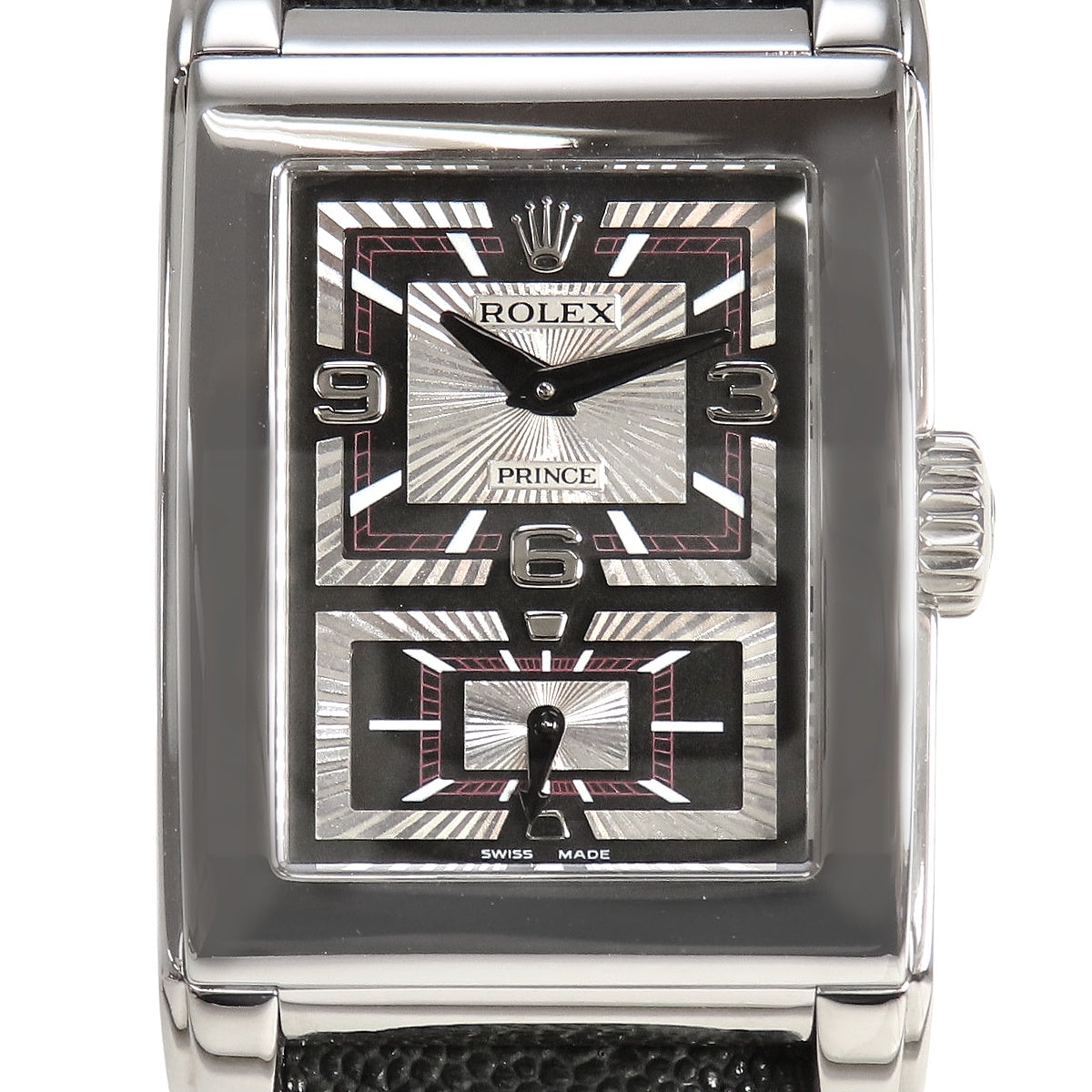 チェリーニ プリンス 5443/9 WG/革 M番 サンビーム 手巻き メンズ