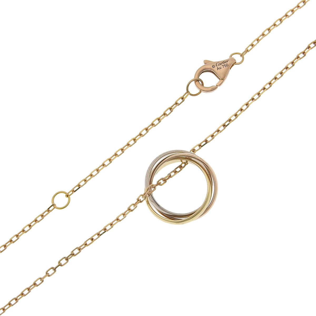 Baby Trinity Necklace K18YG PG WG