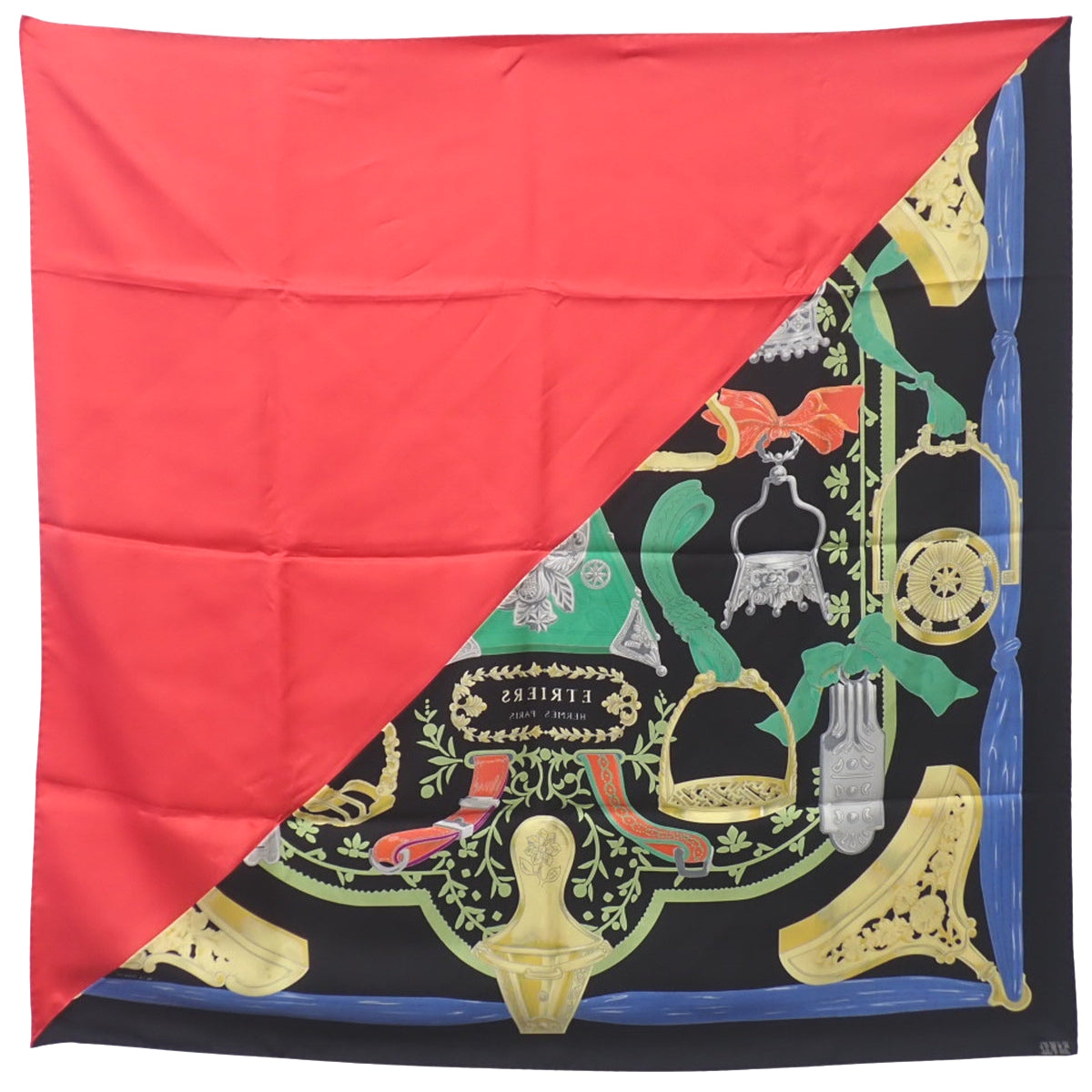 ETRIERS 鎧 F.de LA PERRIERE カレ90 シルク