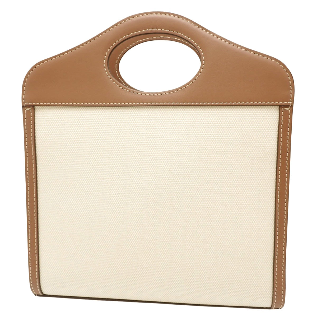 迷你口袋包 帆布和皮革 天然色/麦芽棕色 80393611