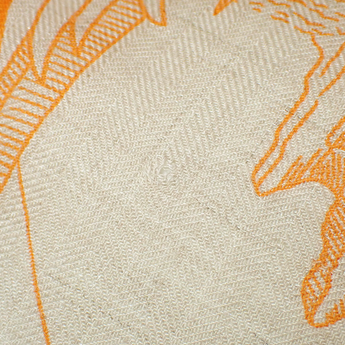 Cosmographia Universalis, a 140cm square scarf by Carré &amp; Söhne, made of cashmere and silk.