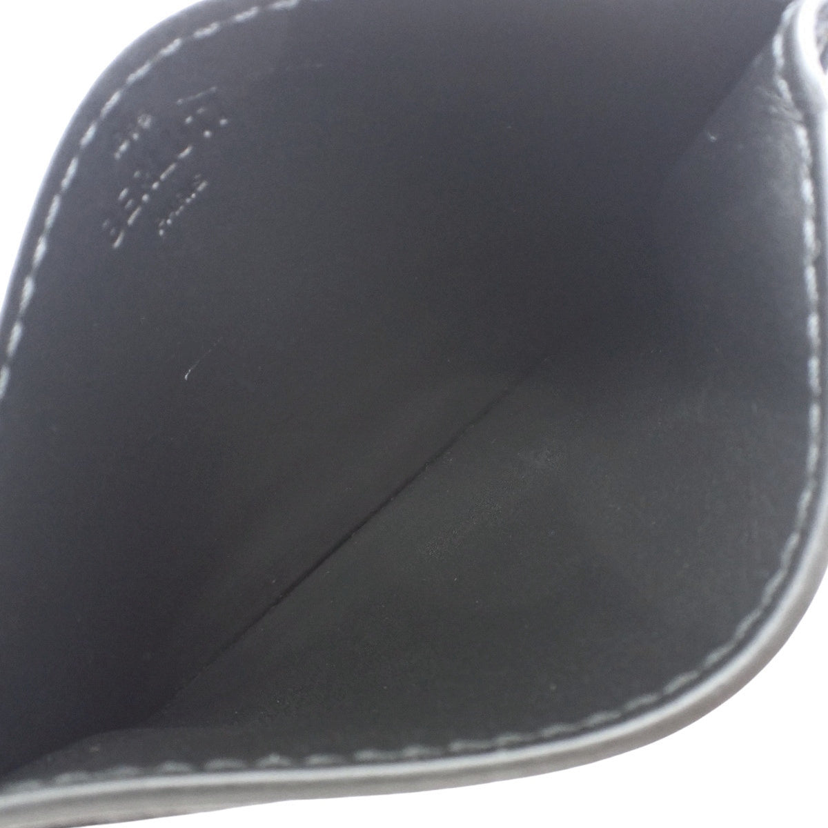 Scritto 皮革书法竹制俄罗斯方块卡片夹