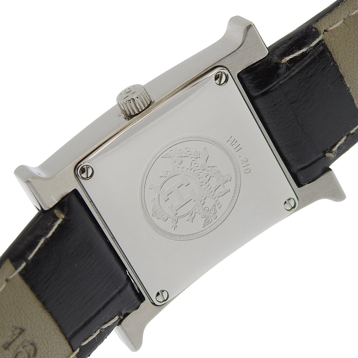 H Watch HH1.210 SS x 皮革 白色石英女表