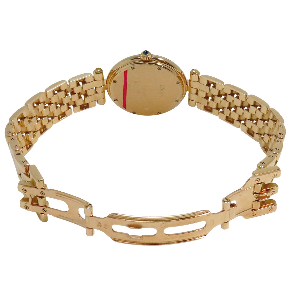 Panthère Vendôme LM YG 石英 白色 男士腕表