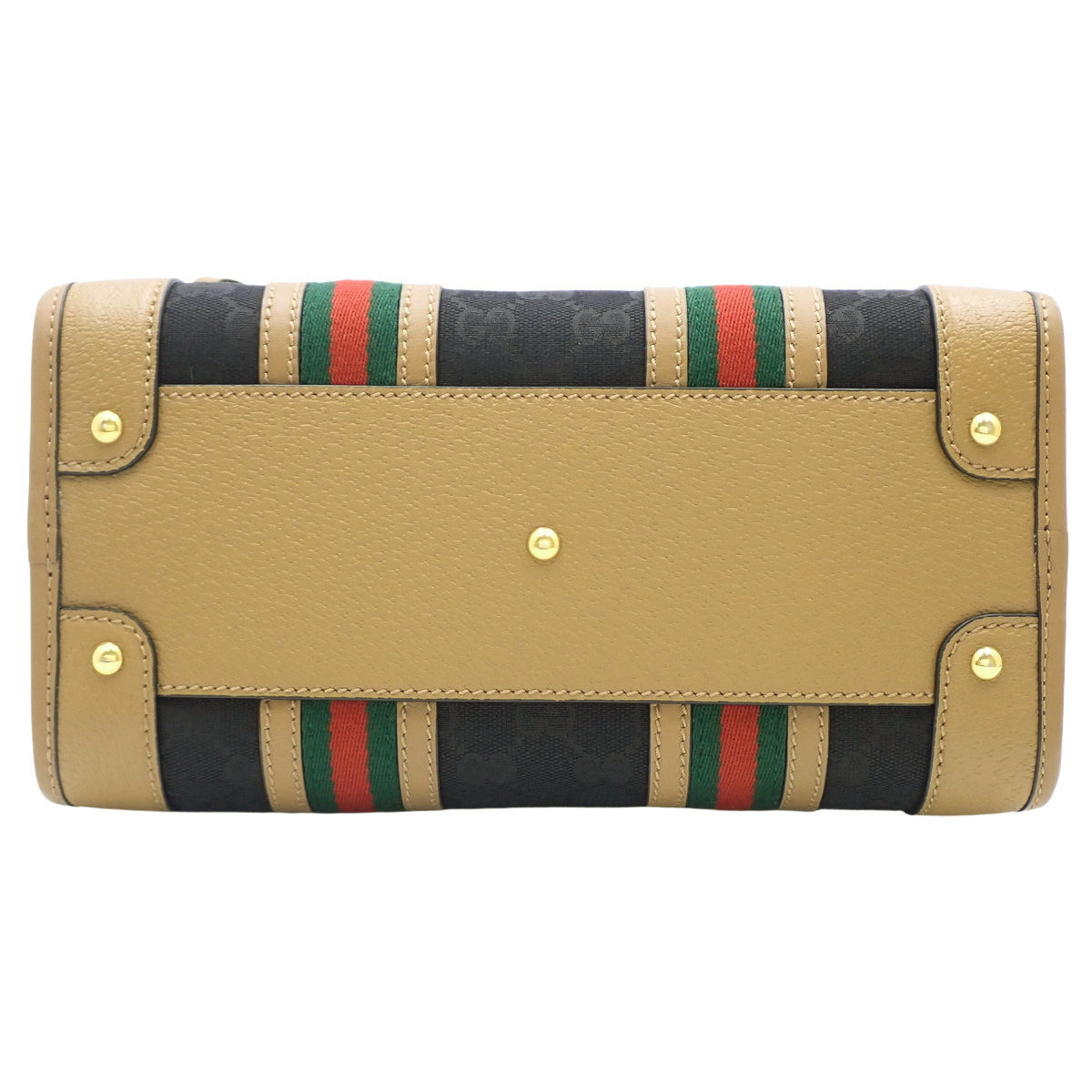 Webline GG Top Handle 2-Way Bag, GG Canvas Leather, Black, Brown, Green, Red, 715772, Sherry Line, Shoulder Bag, Crossbody Bag